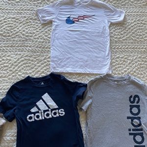 LIKE NEW Nike/ADDIDAS tees